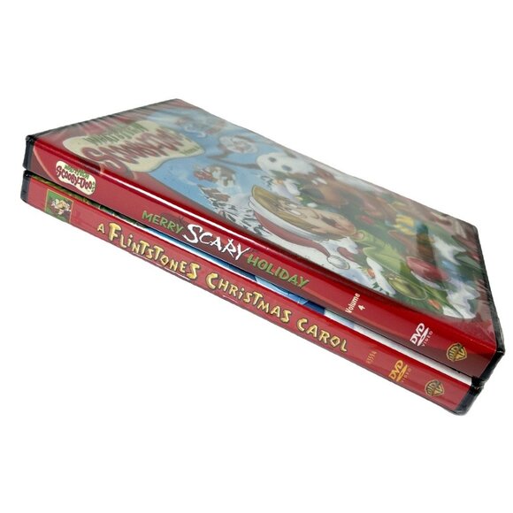 Flintstones Christmas Carol and Scooby Doo Merry Scary Holiday DVD Set - Picture 2 of 9